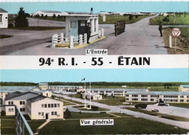 94e ri carte postale entree base fin annees 1961